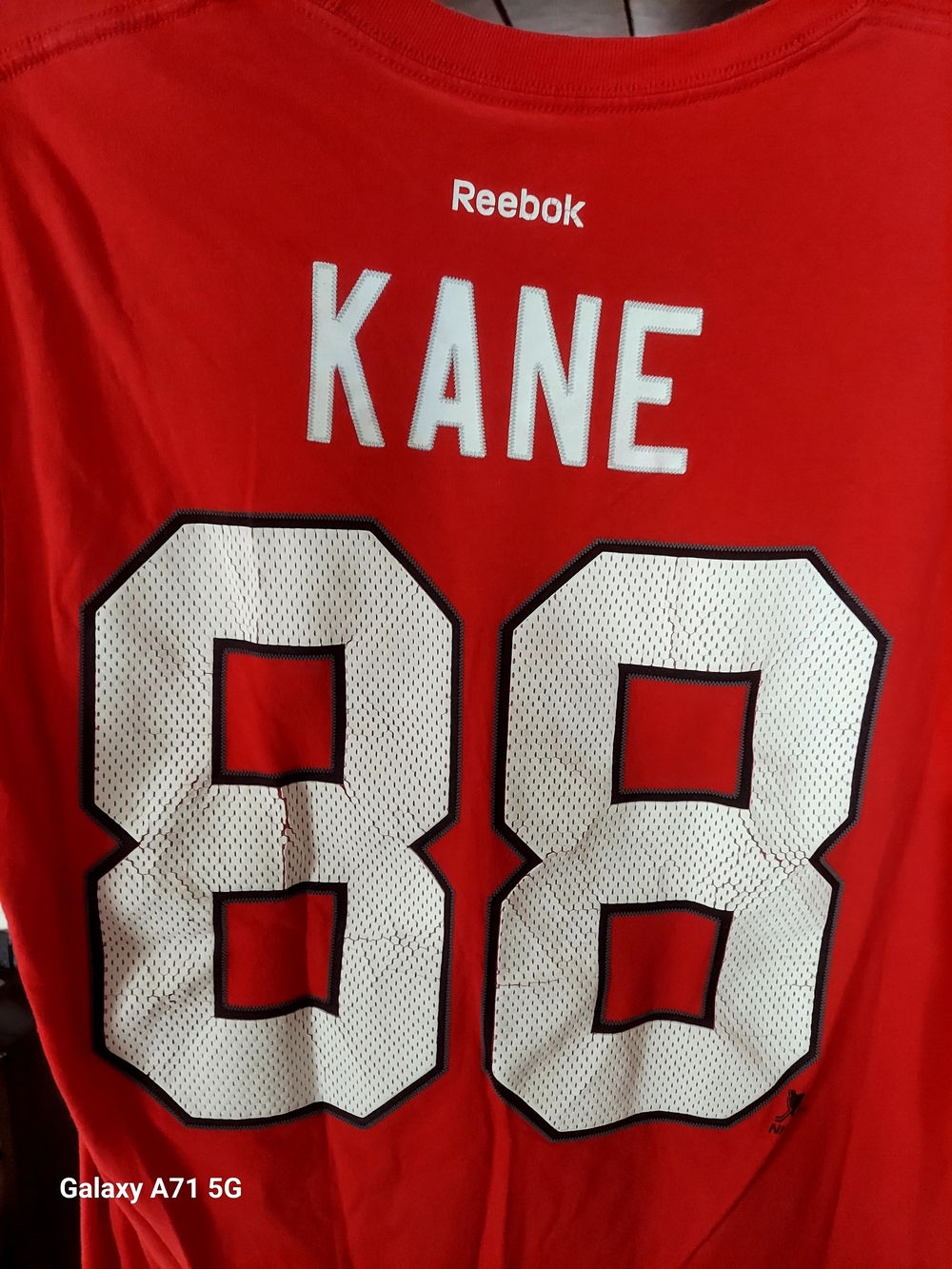 Reebok Red KANE 88 Hockey Tee